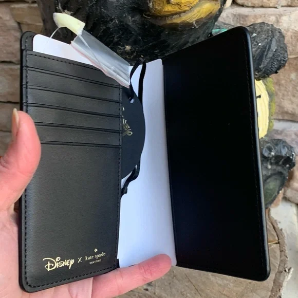 Authentic KATE SPADE Leather Disney beauty and the beast passport holder/cards - Picture 6 of 7